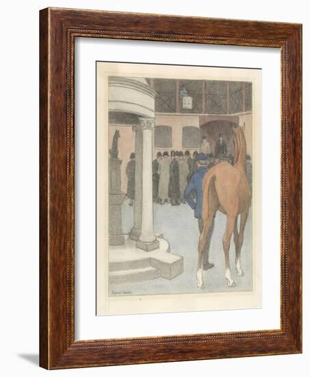 The Bayhorse, Tattersalls, 1921-Robert Polhill Bevan-Framed Giclee Print