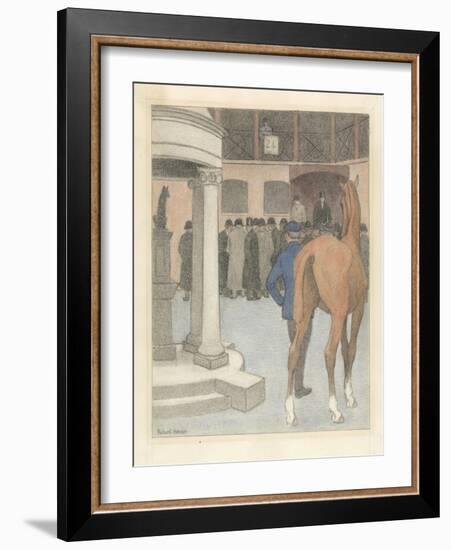 The Bayhorse, Tattersalls, 1921-Robert Polhill Bevan-Framed Giclee Print