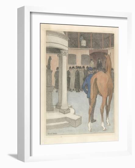 The Bayhorse, Tattersalls, 1921-Robert Polhill Bevan-Framed Giclee Print