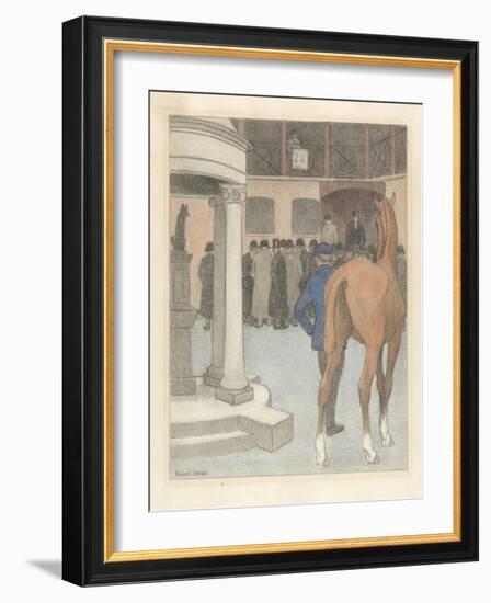 The Bayhorse, Tattersalls, 1921-Robert Polhill Bevan-Framed Giclee Print