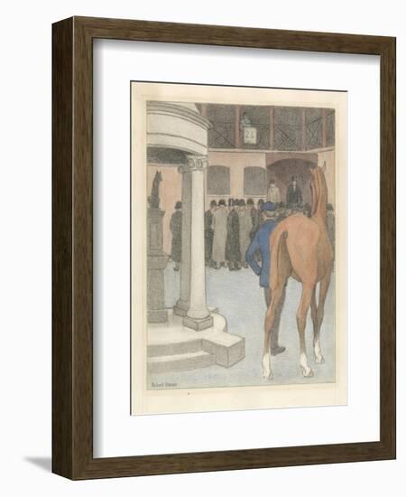 The Bayhorse, Tattersalls, 1921-Robert Polhill Bevan-Framed Giclee Print