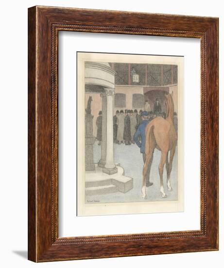 The Bayhorse, Tattersalls, 1921-Robert Polhill Bevan-Framed Giclee Print