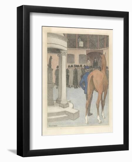 The Bayhorse, Tattersalls, 1921-Robert Polhill Bevan-Framed Giclee Print