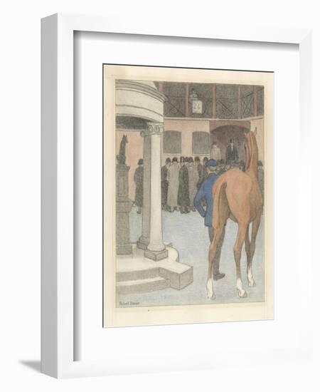 The Bayhorse, Tattersalls, 1921-Robert Polhill Bevan-Framed Giclee Print