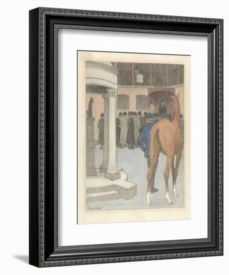 The Bayhorse, Tattersalls, 1921-Robert Polhill Bevan-Framed Giclee Print