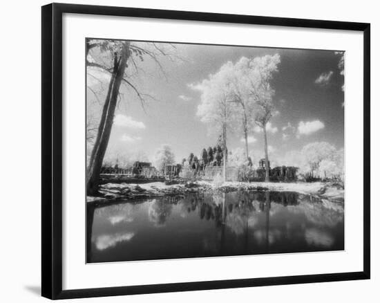 The Bayon, Angkor, Cambodia-Walter Bibikow-Framed Photographic Print