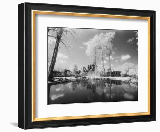 The Bayon, Angkor, Cambodia-Walter Bibikow-Framed Photographic Print