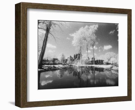 The Bayon, Angkor, Cambodia-Walter Bibikow-Framed Premium Photographic Print