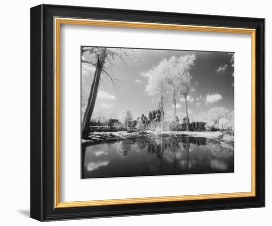 The Bayon, Angkor, Cambodia-Walter Bibikow-Framed Premium Photographic Print