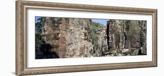 The Bayon, Angkor, Siem Reap Province, Cambodia, Indochina, Southeast Asia, Asia-Bruno Morandi-Framed Photographic Print