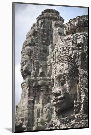 The Bayon, Angkor Thom, Angkor, UNESCO World Heritage Site, Siem Reap, Cambodia, Indochina-Andrew Stewart-Mounted Photographic Print
