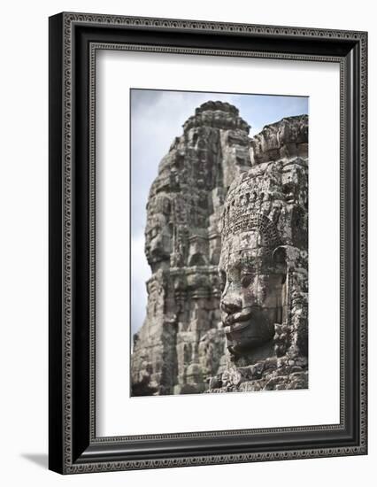 The Bayon, Angkor Thom, Angkor, UNESCO World Heritage Site, Siem Reap, Cambodia, Indochina-Andrew Stewart-Framed Photographic Print