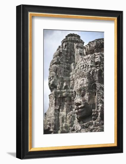 The Bayon, Angkor Thom, Angkor, UNESCO World Heritage Site, Siem Reap, Cambodia, Indochina-Andrew Stewart-Framed Photographic Print