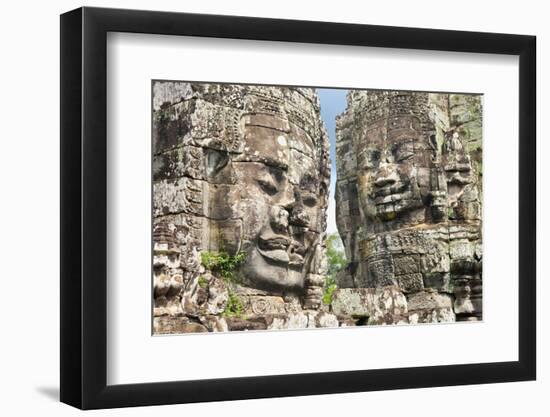 The Bayon, Angkor Thom, Angkor, UNESCO World Heritage Site, Siem Reap, Cambodia, Indochina-Andrew Stewart-Framed Photographic Print