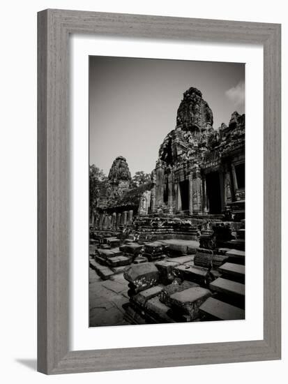 The Bayon BW I-Erin Berzel-Framed Photographic Print