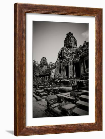 The Bayon BW I-Erin Berzel-Framed Photographic Print