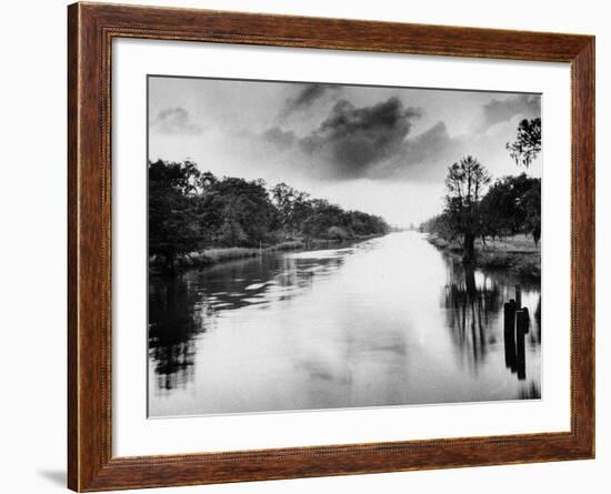 The Bayou Teche in Louisiana-null-Framed Photographic Print