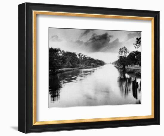 The Bayou Teche in Louisiana-null-Framed Photographic Print