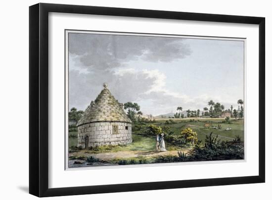 The Bayswater Conduit, with a Distant View of the Paddington Canal, London, 1801-Charles Tomkins-Framed Giclee Print