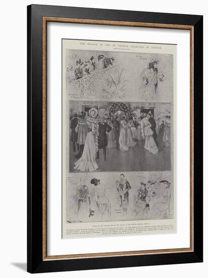 The Bazaar in Aid of French Charities in London-Ralph Cleaver-Framed Giclee Print