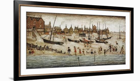 The Beach, 1947-Laurence Stephen Lowry-Framed Giclee Print