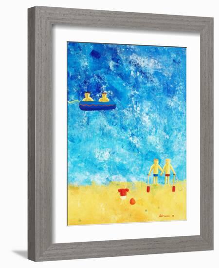 The Beach, 2002-Julie Nicholls-Framed Giclee Print