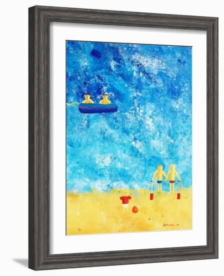 The Beach, 2002-Julie Nicholls-Framed Giclee Print