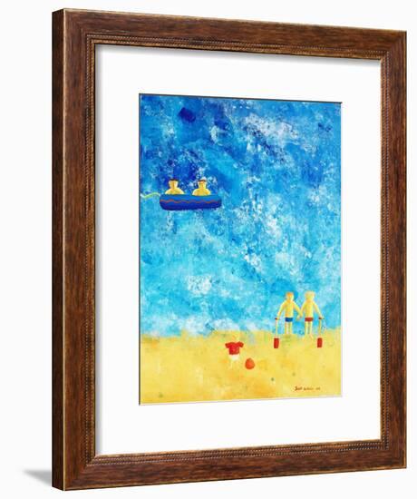 The Beach, 2002-Julie Nicholls-Framed Giclee Print