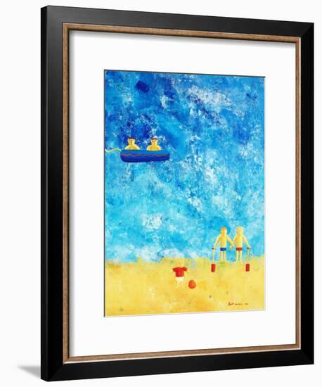 The Beach, 2002-Julie Nicholls-Framed Giclee Print