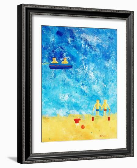 The Beach, 2002-Julie Nicholls-Framed Giclee Print