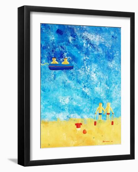 The Beach, 2002-Julie Nicholls-Framed Giclee Print