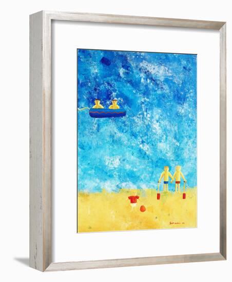 The Beach, 2002-Julie Nicholls-Framed Premium Giclee Print