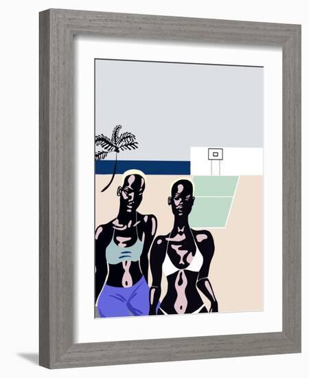 The Beach, 2017-Yi Xiao Chen-Framed Giclee Print