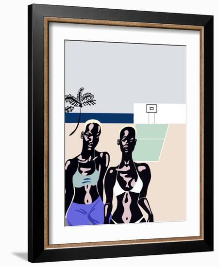 The Beach, 2017-Yi Xiao Chen-Framed Giclee Print