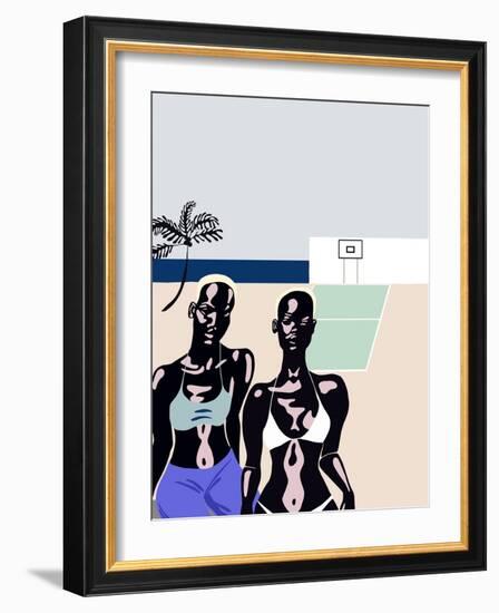 The Beach, 2017-Yi Xiao Chen-Framed Giclee Print