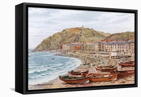 The Beach, Aberystwyth-Alfred Robert Quinton-Framed Premier Image Canvas