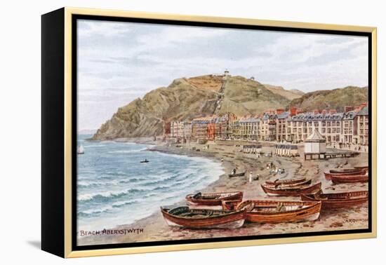 The Beach, Aberystwyth-Alfred Robert Quinton-Framed Premier Image Canvas
