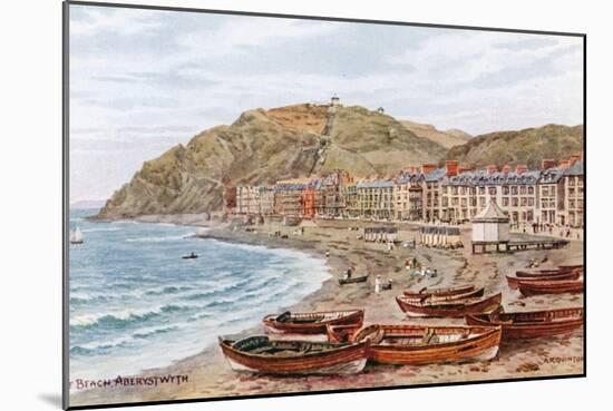 The Beach, Aberystwyth-Alfred Robert Quinton-Mounted Giclee Print