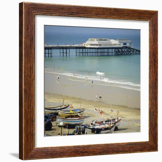 The Beach and Pier, Cromer, Norfolk, England, UK-G Richardson-Framed Photographic Print