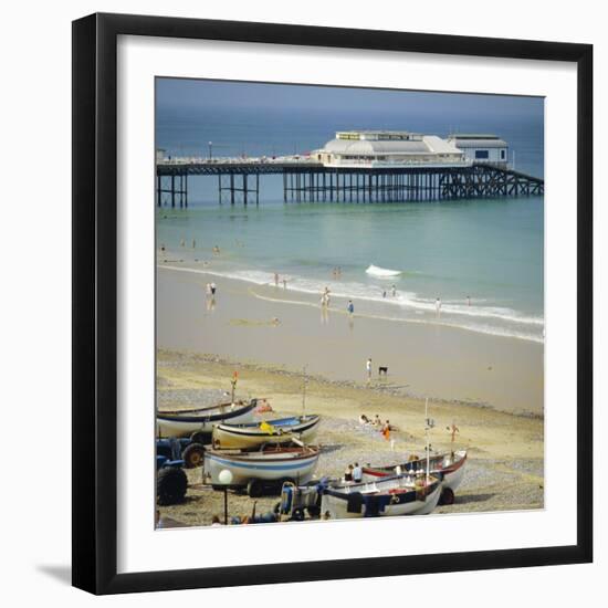 The Beach and Pier, Cromer, Norfolk, England, UK-G Richardson-Framed Photographic Print