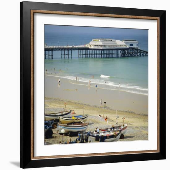 The Beach and Pier, Cromer, Norfolk, England, UK-G Richardson-Framed Photographic Print