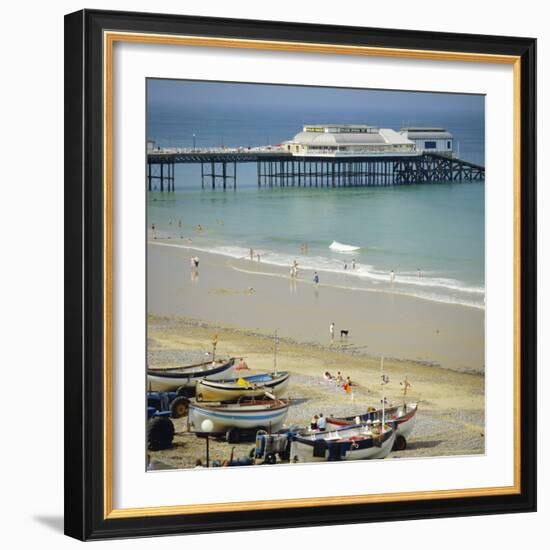 The Beach and Pier, Cromer, Norfolk, England, UK-G Richardson-Framed Photographic Print