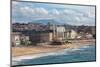 The Beach and Seafront in Biarritz, Pyrenees Atlantiques, Aquitaine, France, Europe-Martin Child-Mounted Photographic Print