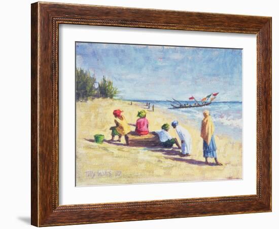 The Beach at Abene, Senegal, 1997-Tilly Willis-Framed Giclee Print