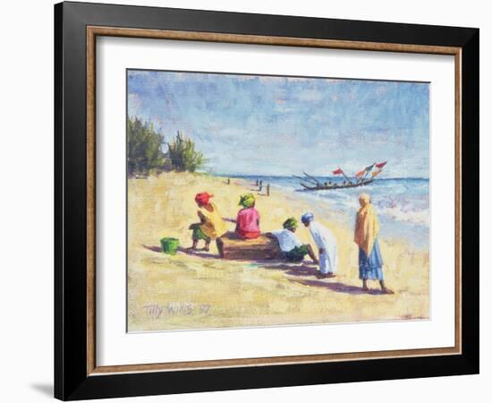 The Beach at Abene, Senegal, 1997-Tilly Willis-Framed Giclee Print