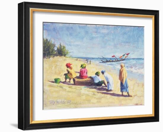 The Beach at Abene, Senegal, 1997-Tilly Willis-Framed Giclee Print