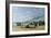 The Beach at Bathing Time-Eugène Boudin-Framed Giclee Print