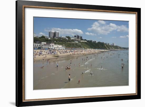 The Beach at Bournemouth, Dorset, England, United Kingdom, Europe-Ethel Davies-Framed Photographic Print