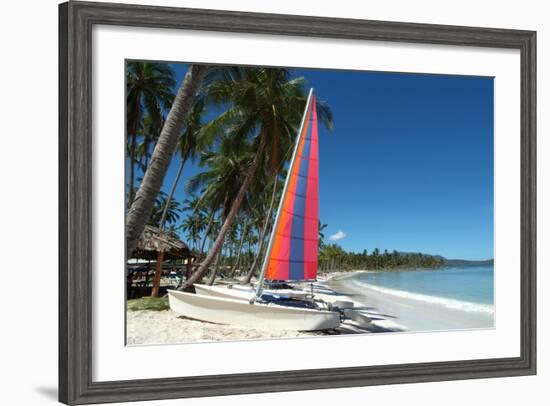 The Beach at Casa Marina Bay, Las Galleras, Samana, Dominican Republic-Natalie Tepper-Framed Photo