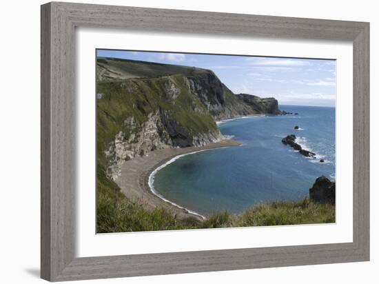 The Beach at Durdle Door on the Jurassic Coast, Dorset, UK-Natalie Tepper-Framed Photo